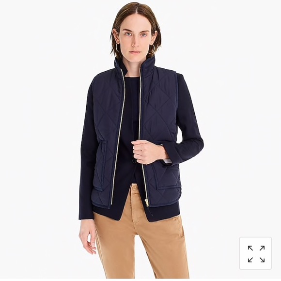 J Crew Quilted Puffer Jacket - Picture 1 of 5